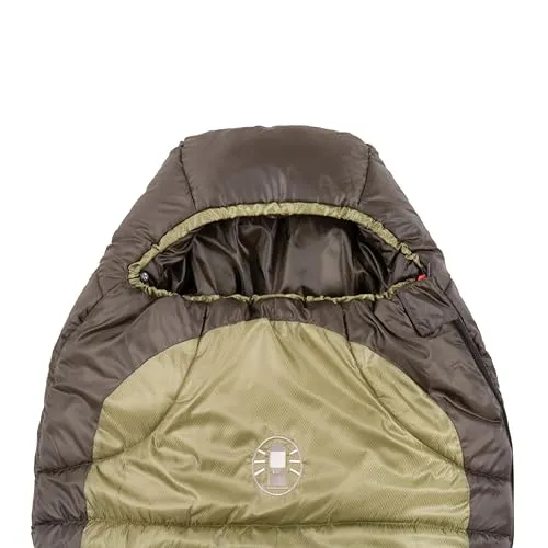 0°F Big & Tall Sleeping Bag w/ No-Snag Zipper,Cold-Weather Mummy Sleep Sack