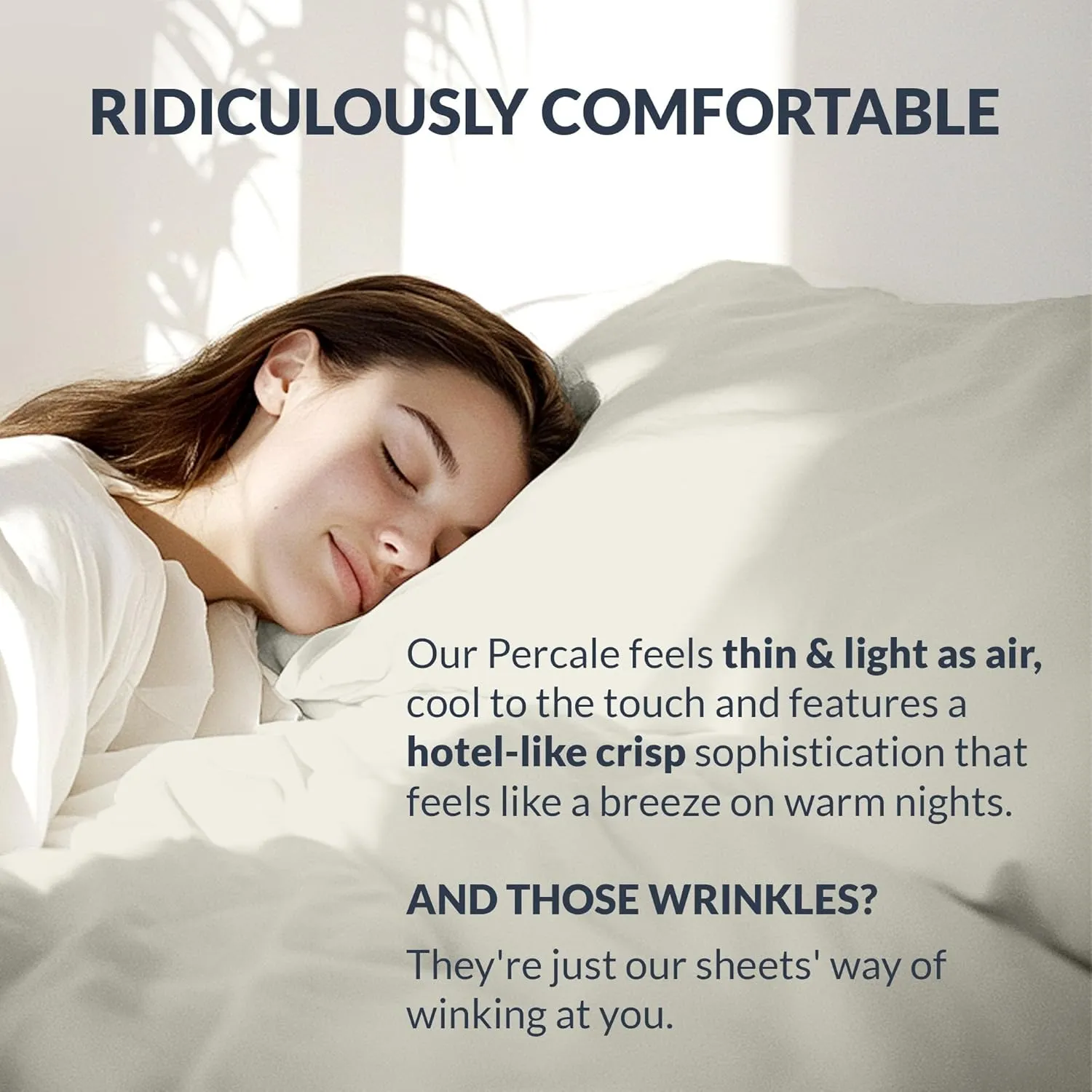 100% Egyptian Cotton Percale Sheets Twin Size - Genuine Luxurious 400 Thread Count - Naturally Crisp, Breathable, Skin-Friendly & Cooling - Softer After Each Wash - Oeko-TEX Certified Giza