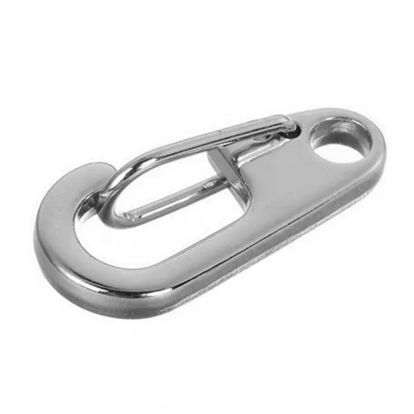 10pcs Outdoor D2 Mini Zinc Alloy Carabiner Buckles Keychains Silver