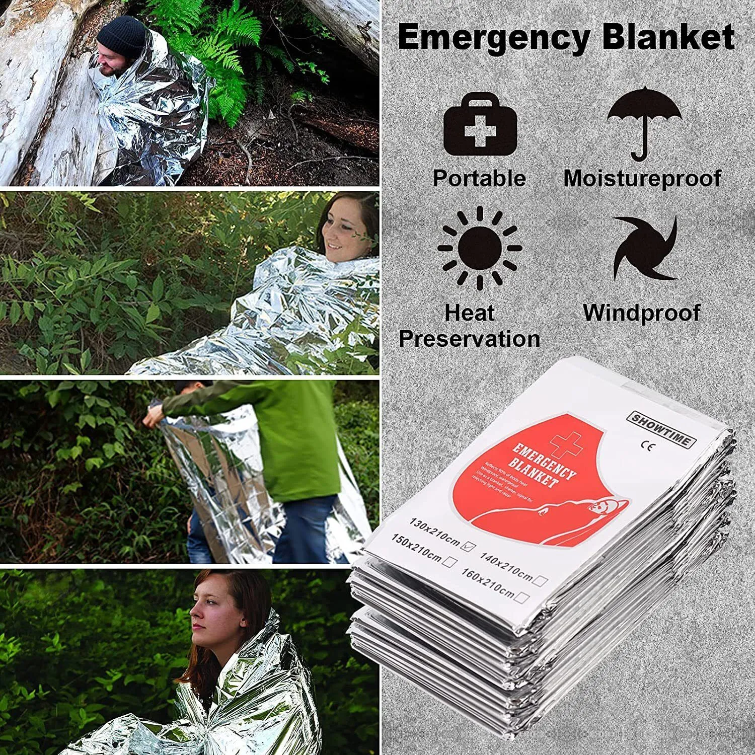 14in1 Outdoor Emergency Survival Gear Kit - Camping Hiking Survival Gear Tools Kit Survival Gear And Equipment, Outdoor Fishing Hunting Camping Accessories