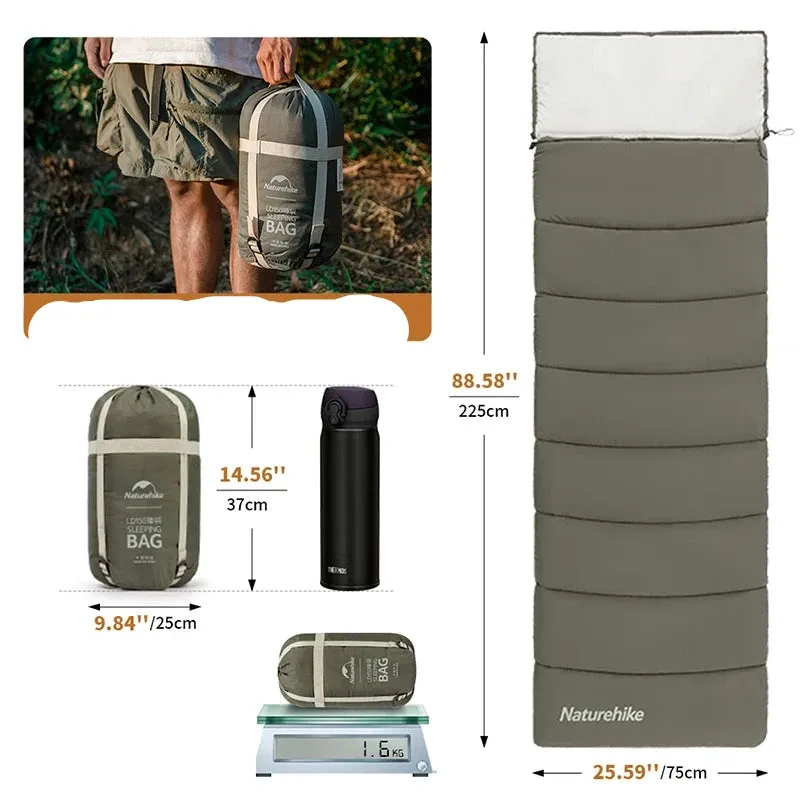 2-in-1 Cotton Sleeping Bag Versatile for All Seasons