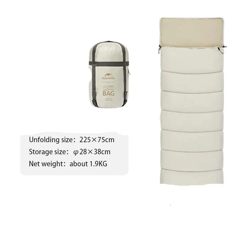 2-in-1 Cotton Sleeping Bag Versatile for All Seasons