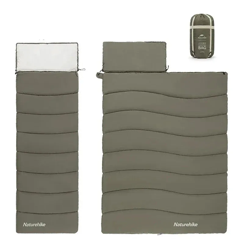 2-in-1 Cotton Sleeping Bag Versatile for All Seasons
