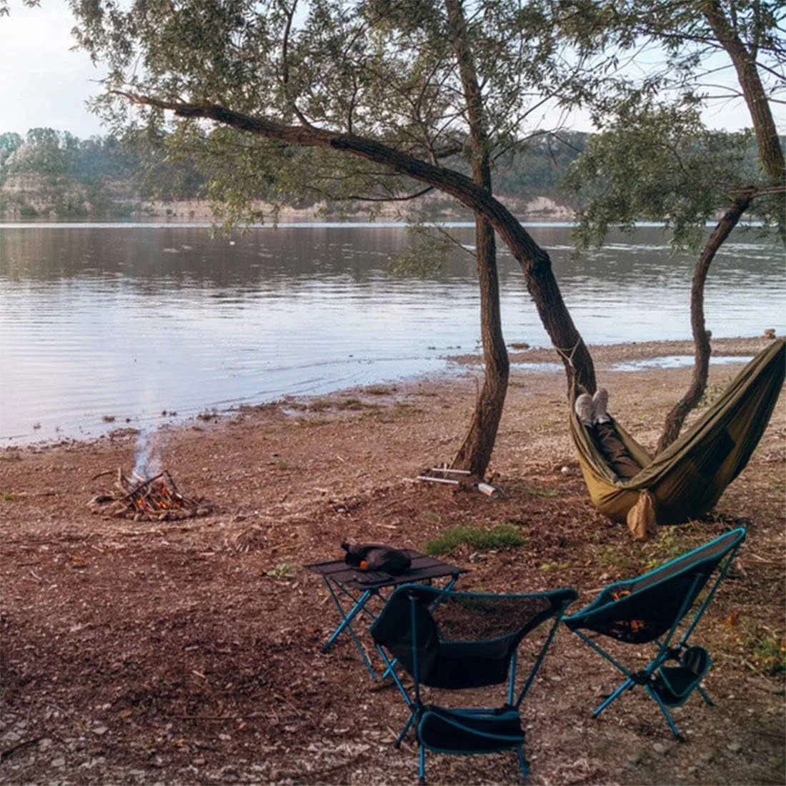 2 Pack Ultralight Portable Folding Camping Chairs