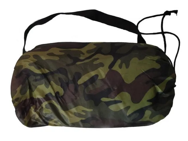 230*70cm Fast Inflatable Lazy bag Air Sleeping Bag Camping Portable Air Banana Sofa Beach Bed Air Nylon Sofa Laybag