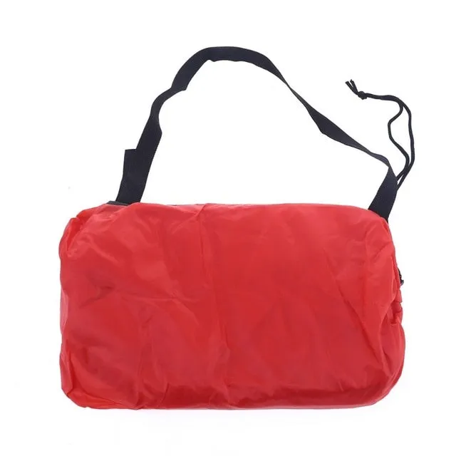 230*70cm Fast Inflatable Lazy bag Air Sleeping Bag Camping Portable Air Banana Sofa Beach Bed Air Nylon Sofa Laybag