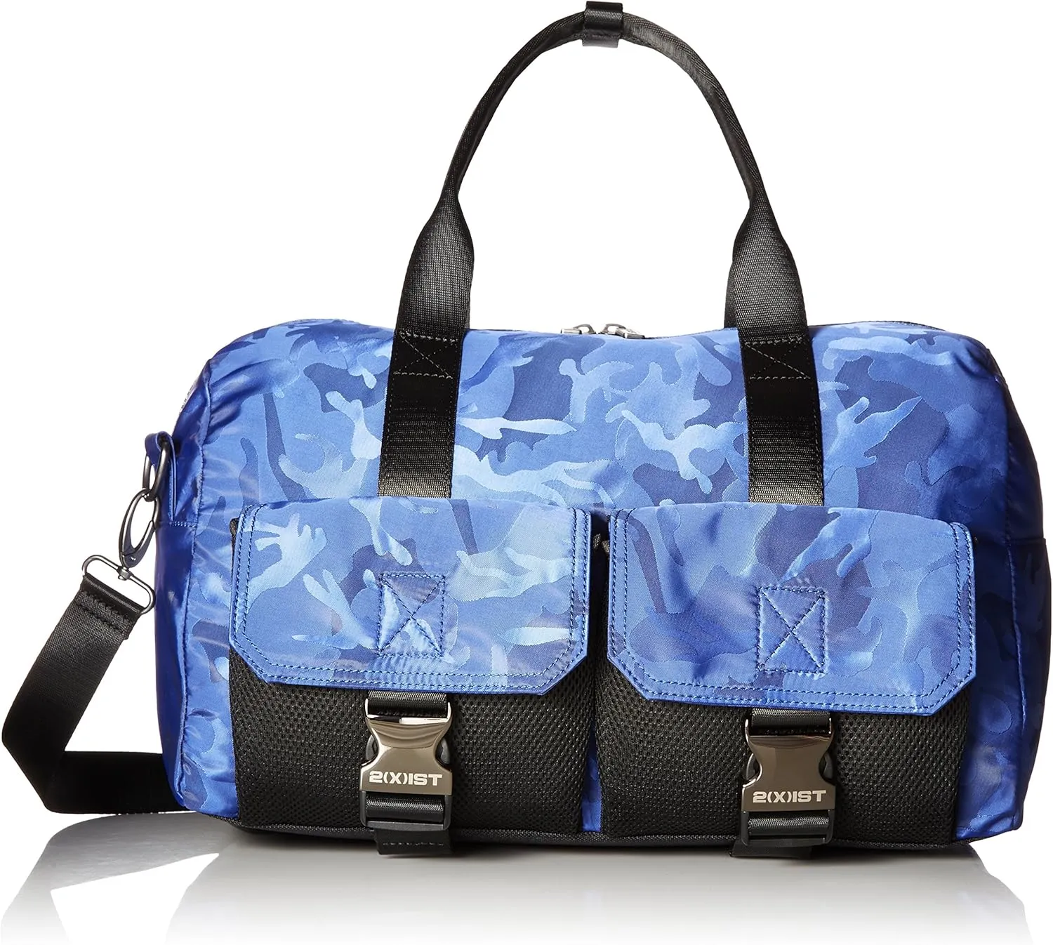 2(X) ist Men's Nylon Dome Duffle, Cobalt Camo, One Size