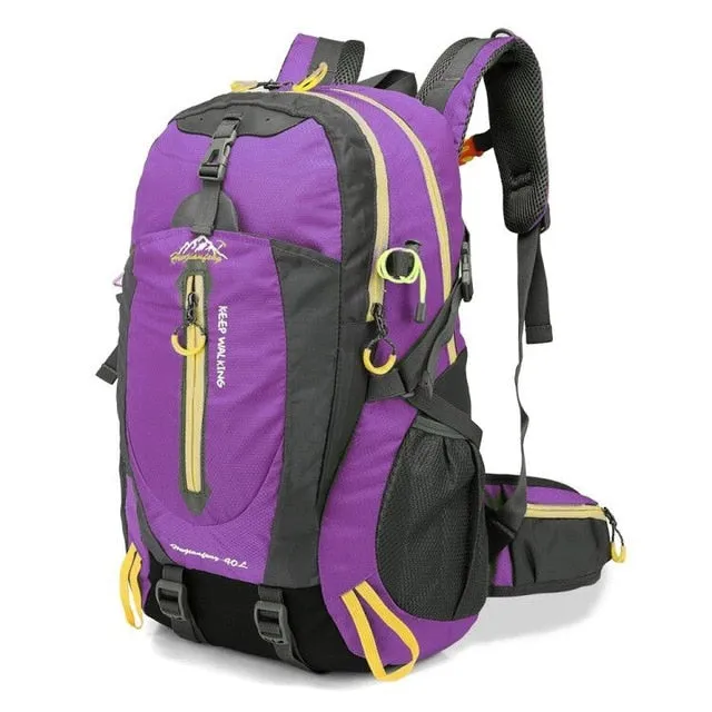 40L Waterproof Climbing Backpack Rucksack Outdoor Travel Backpack for Camping