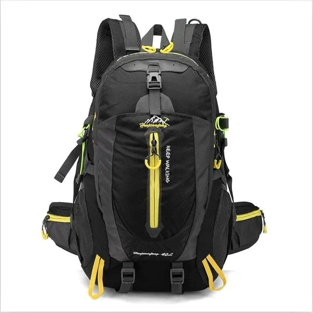 40L Waterproof Climbing Backpack Rucksack Outdoor Travel Backpack for Camping