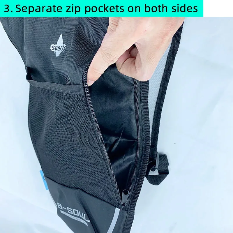 5L Ultralight Outdoor Sport Cycling Backpack with Hydration Pack - Water Bag Storage for Camping, Hiking, and Bike Riding
