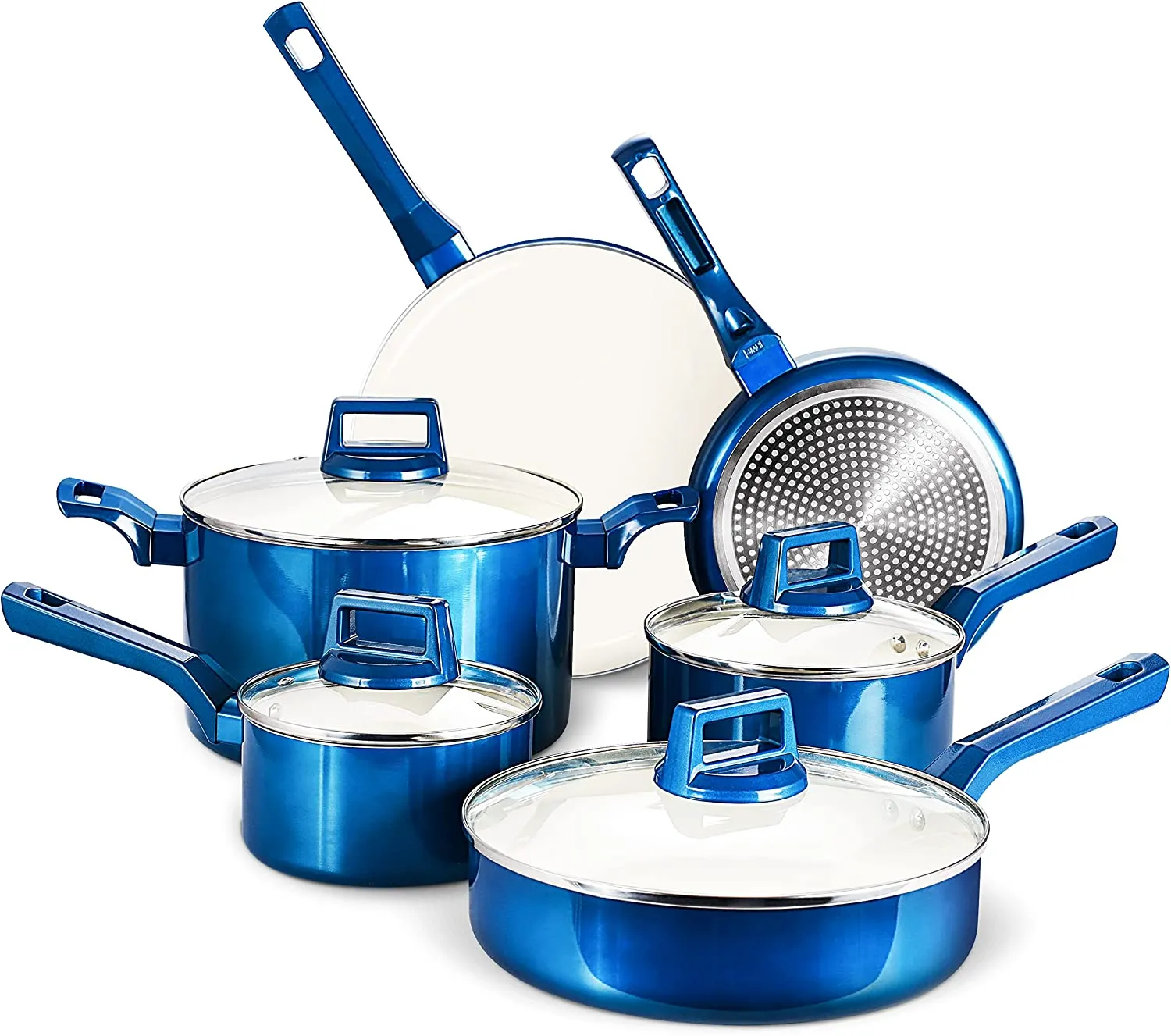 6 Pcs Pots and Pans Sets, Nonstick Cookware