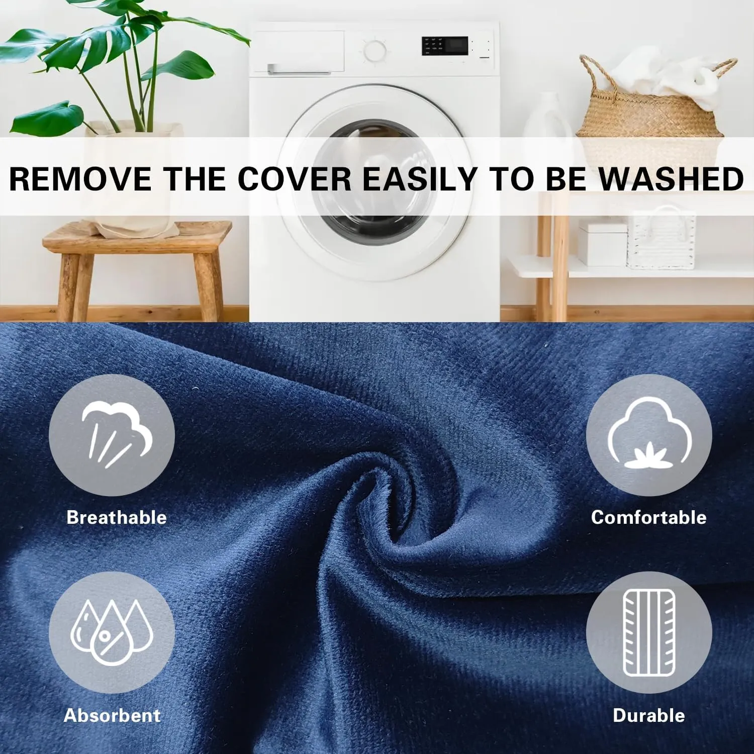 6FT Giant Bean Bag Chair Cover (No Filler, Cover only) Soft Dutch Velvet Bean Bag Sofa Bed Cover Washable Fluffy Lazy Sofa Covers for Adult