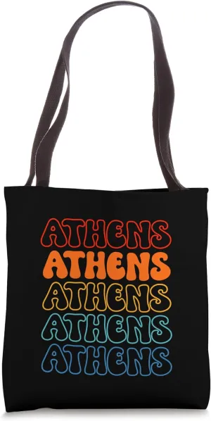 70s Athens Tote Bag