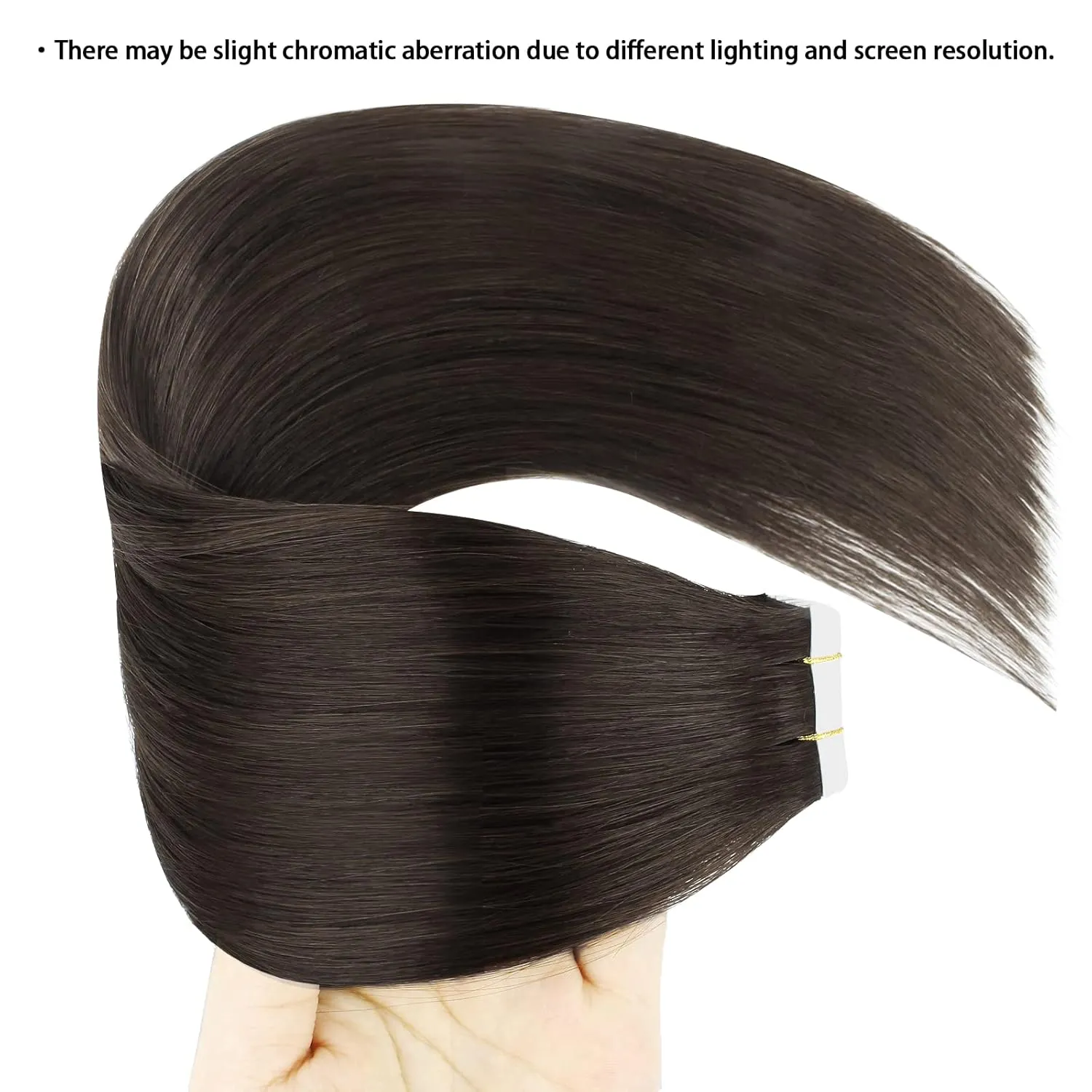 ABH AmazingBeauty Hair Extension Human Hair Semi-permanent Tape Attached Real Remy Hair Tape in 50g/20pcs Invisible Seamless Reusable Skin Weft Off Black 1B# 16 Inch