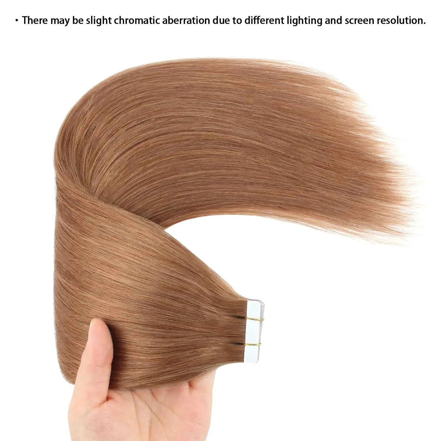 ABH AMAZINGBEAUTY HAIR Virgin Remy Human Hair Extension Tape in Remy Glue in Skin Weft Tape Hair Extensions Attached Invisible Seamless Reusable Medium Aubum 30g 20pcs 30# 12 Inch