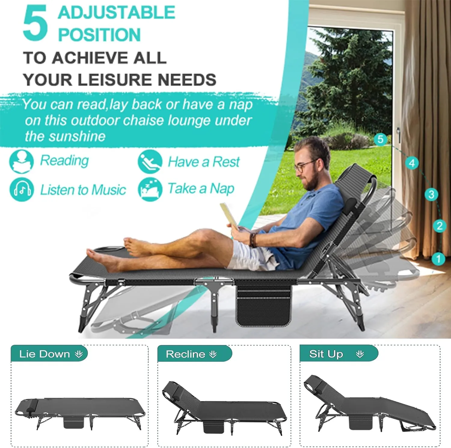 ABORON Foldable Camping Cots for Adults, Double Layer 1200D 500lb Loading Cot for Sleeping, Heavy Duty Guest Bed with Mattress Carrying Bag