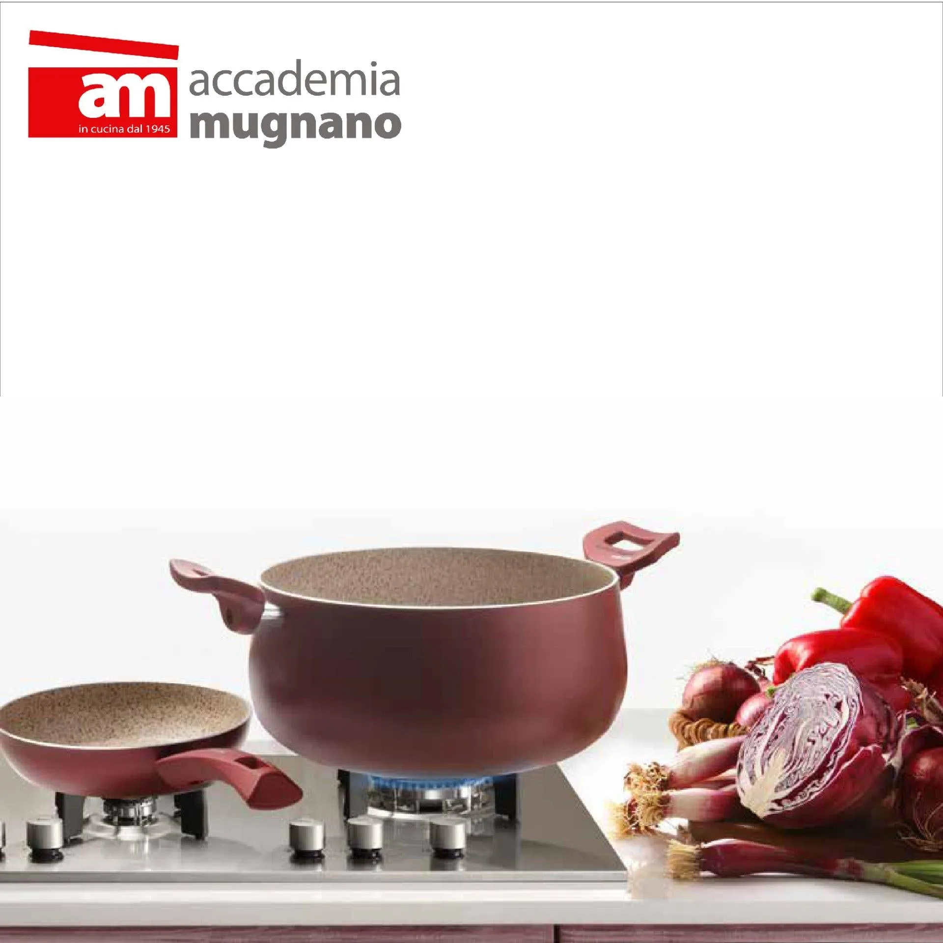 Accademia Mugnano Granito Rosa Pot with Glass Lid - 16cm