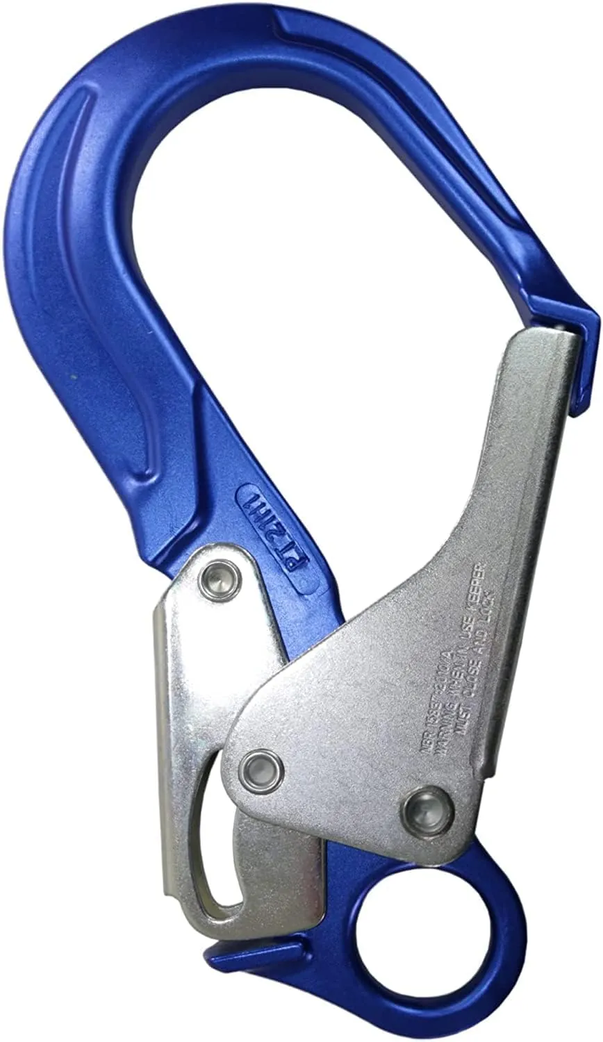 AFP Demon 6 Foot Single Web Leg Self Retracting Lifeline Safety Yoyo, Shock Pack Absorber, Aluminum Rebar Pelican Hook & Steel Carabiner Fall Protection Arrest Limiter SRL | OSHA & ANSI Rated