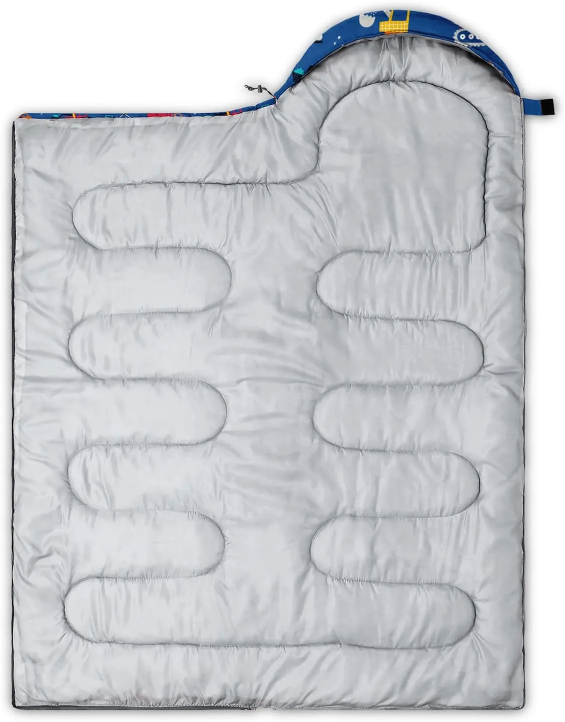 AILONEN Blue Butterfly Sleeping Bags,Lightweight & Waterproof,3 Season Warm & Cool Weather,Fairy Forest Flower Sleeping Bags for Kids,Girls,Adults,Travelling,Outdoors