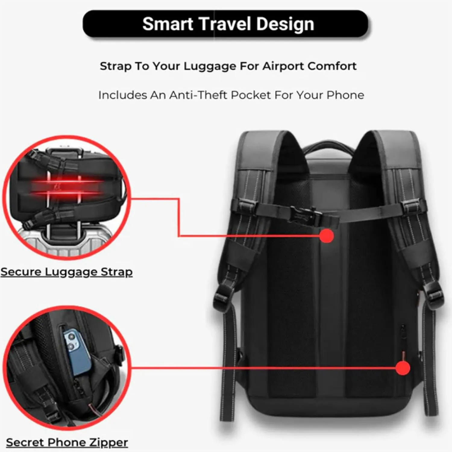 Airmak Vacuum Backpack, Maklot Seal Compression Travel Bag With Pump, Multifunctional Expandable Waterproof Carry on Laggage (Gray With Pump)