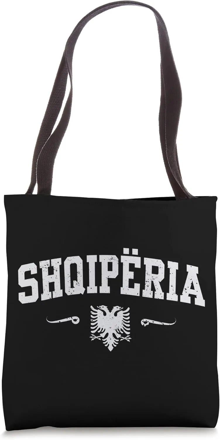 Albania Sport Design with Double Eagle Tote Bag