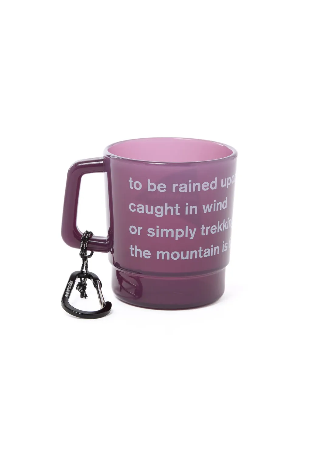 and wander Logo PP Mug - Purple