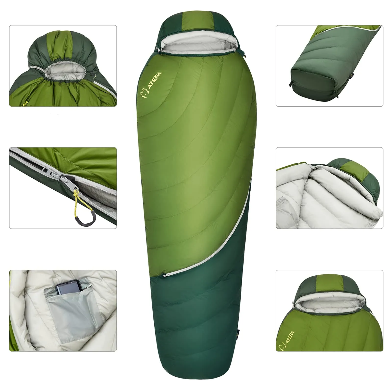 ATEPA DENALI 550L Down Sleeping Bag-Mummy