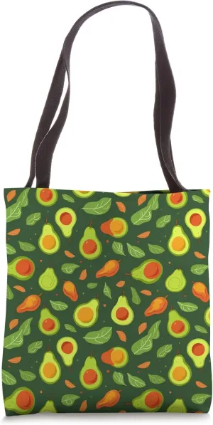 Avocado Pattern Tote Bag