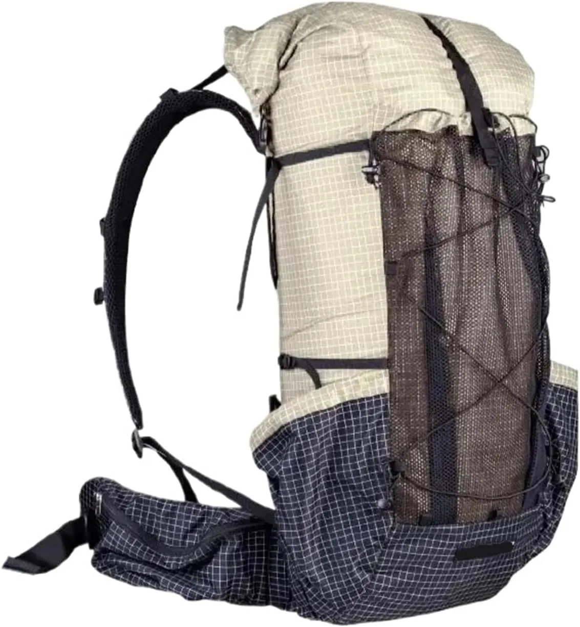Backpack Pro Travel Camping Hiking Backpack Outdoor Ultralight Frameless Packs(Beige)