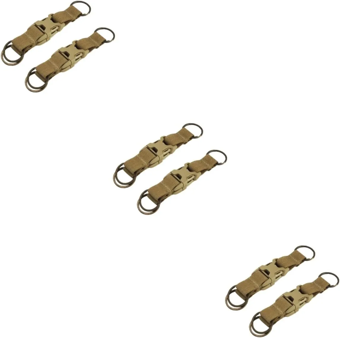 Bag Buckle Large Cable Ties Carabiner Clip Belt Key Clip Bundy Cords Webbing Straps for Bags Bungees