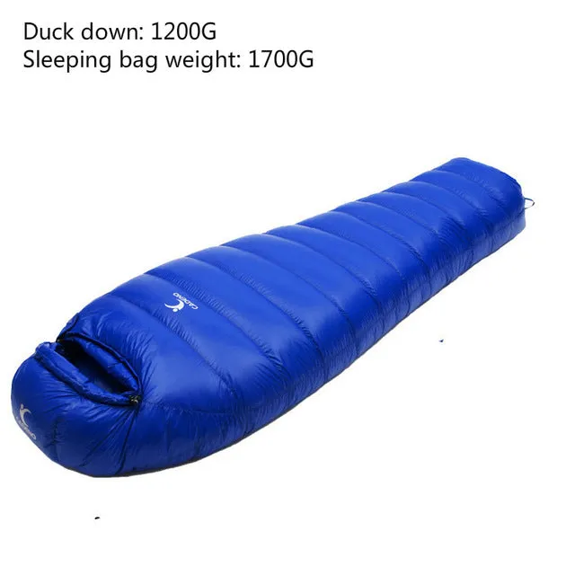 Bag Mummy Duck Stable Autumn Travel Camping Efficient global logistics Winter Sleeping Bag Ultralight Adult Outdoor Hiking Sleeping White Down Climbing Type