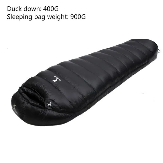 Bag Mummy Duck Stable Autumn Travel Camping Efficient global logistics Winter Sleeping Bag Ultralight Adult Outdoor Hiking Sleeping White Down Climbing Type