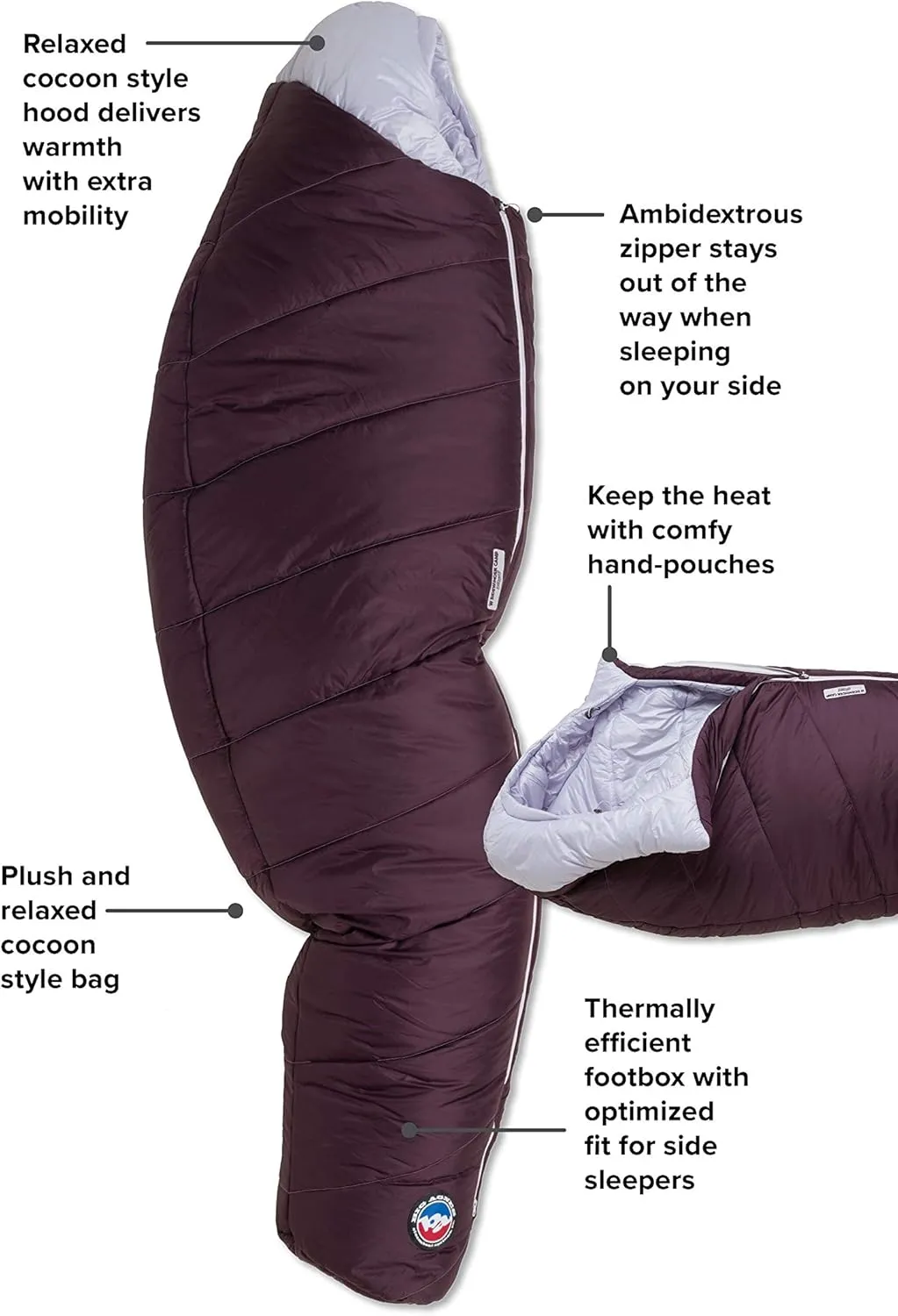 Big Agnes Women's Sidewinder Camp Sleeping Bag