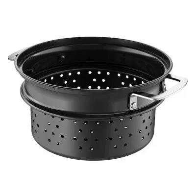 BLACK DECKER | All-in-One Stainless Steel Cooking Pot: Rice Cooker, Slow Cooker, and Food Steamer with Saut� Function