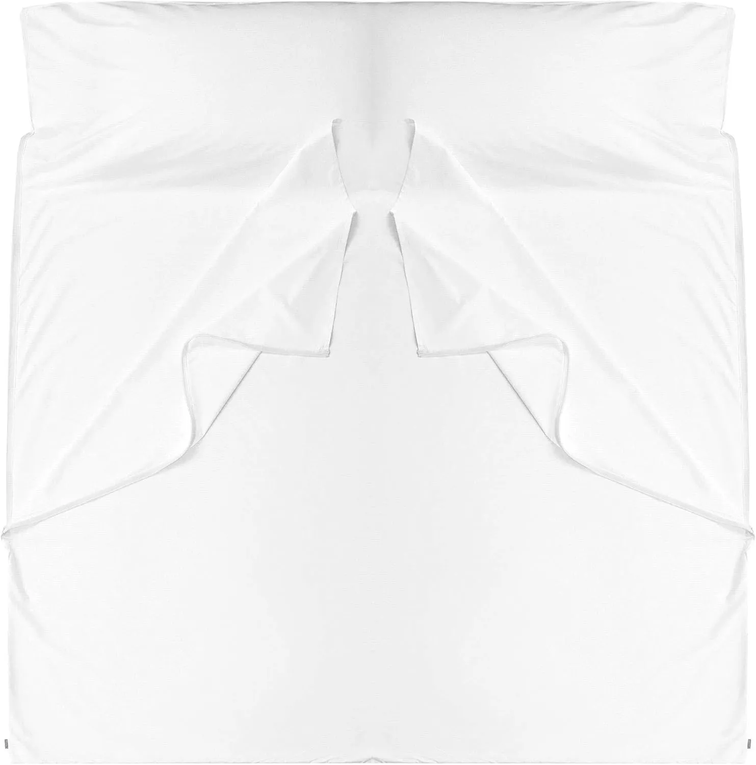 Brand - GANNAFEE Cotton Sleeping Bag Liner with Zipper - 100% Cotton Travel Sheet Sleep Sack Adult - Travel Sleeping Bag for Hotels Camping Hiking