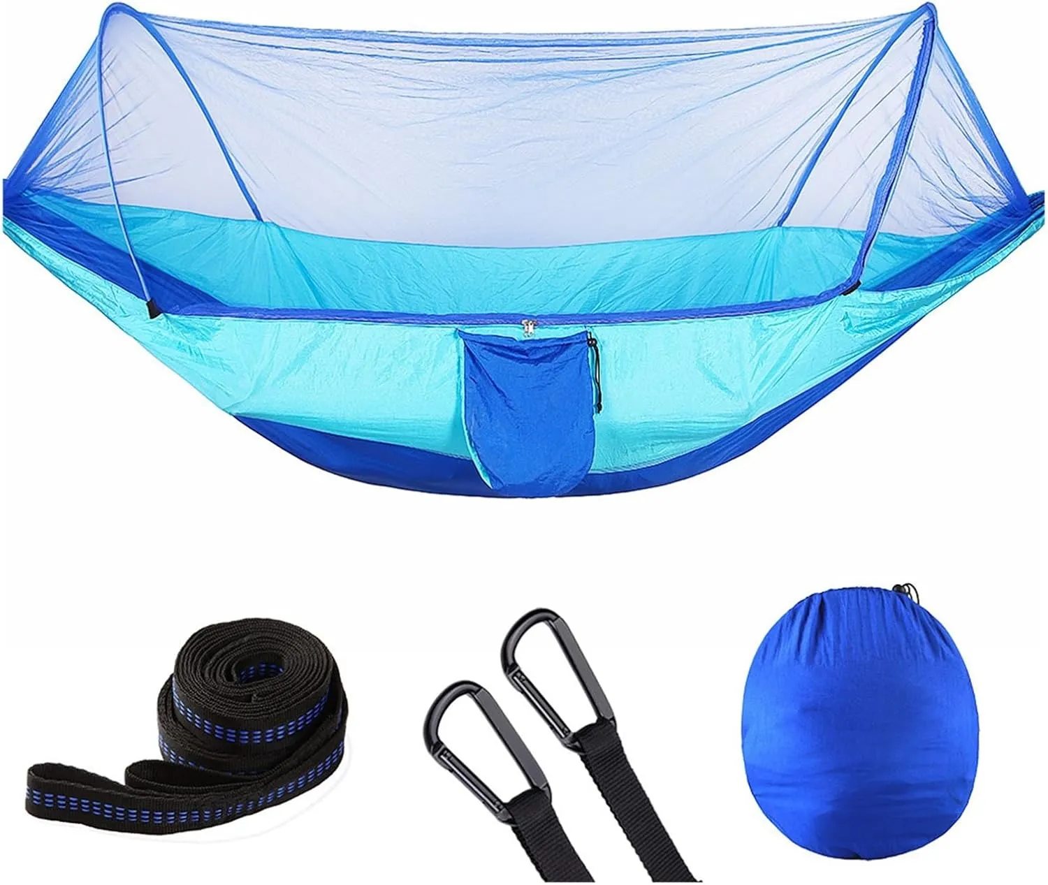 Camp Portable Outdoor Camping Hammock 1-2 Person Go Swing with Mosquito Net Hanging Bed Ultralight Tourist Sleeping Hammock Strong (A S250x120cm)