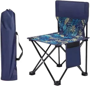 Camping Chairs Outdoor Portable Camping Chair Oxford Cloth Folding Aluminum Alloy Camping Chairs for Fishing Beach Ultralight Chair Portable Folding Chair (Color : A, Size : 58x36x36cm)