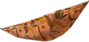 Camping Double Hammock, Fashionable Printed Decorative Thickened Swing, Bedroom Swing Hanging Bed, Load Bearing 200kg/440.9lbs(Yellow)