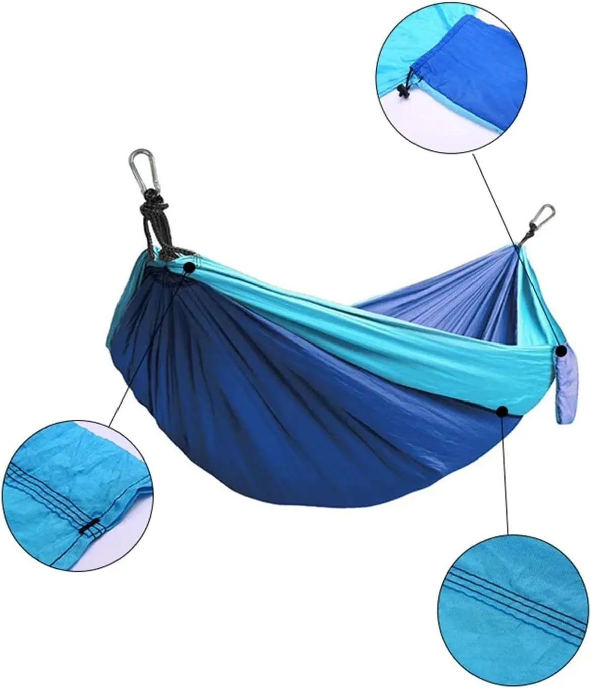 Camping Hammock Double Person Hammock Camping Rocking Chair Outdoor BBQ Travel Swing Hammock Climbing Rest Bed Furniture