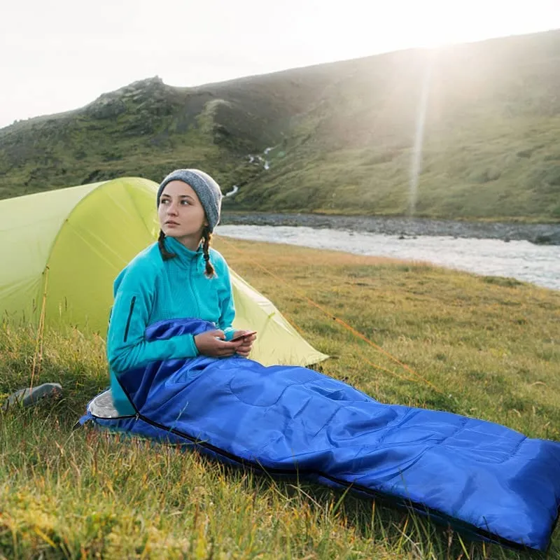 Camping Sleeping Bags Fit for 3 Season for Backpacking, Camping, Hiking and More