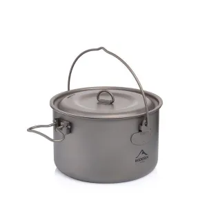 Camping Tableware Titanium Cookware set tourism cauldron Outdoor Cooking Pot Picnic Kitchen Hiking Trekking