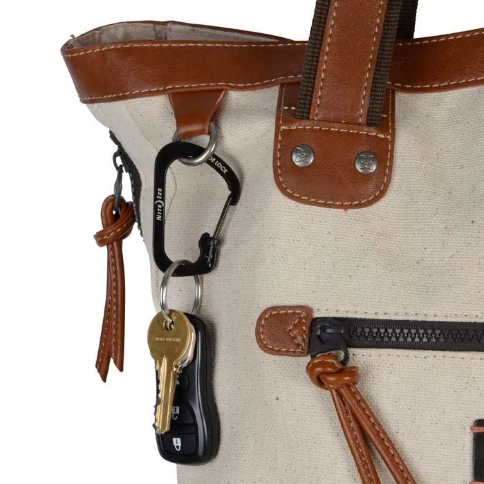 CARABINER WITH SLIDELOCK (ALU)