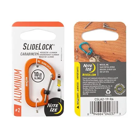 CARABINER WITH SLIDELOCK (ALU)