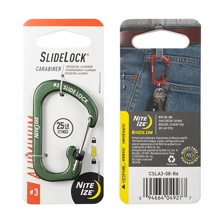 CARABINER WITH SLIDELOCK (ALU)