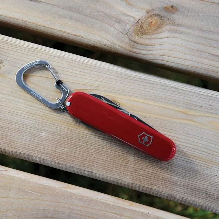 CARABINER WITH SLIDELOCK (ALU)