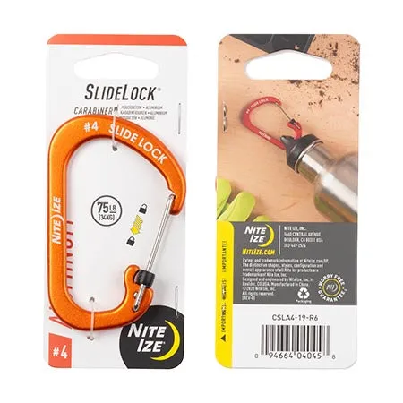 CARABINER WITH SLIDELOCK (ALU)