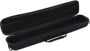 CHICIRIS Anti‑Shock Fishing Rod Bag, Shock Absoption Large Space EVA Shell Double Zipper Hard Shell Rod Holder Bag with Shoulder Strap for Fishing Tools
