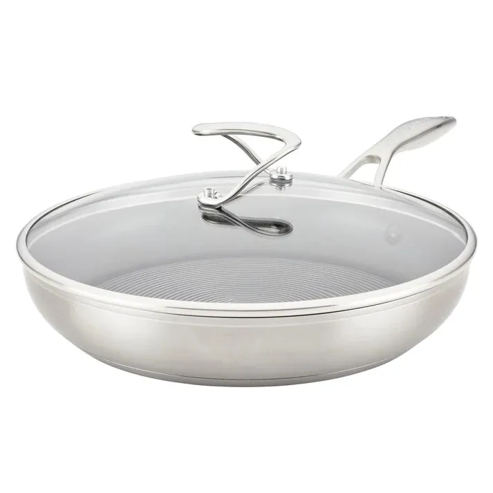 Circulon SteelShield™ Nonstick Stainless Steel S-Series Covered Frypan Induction Suitable - 30cm