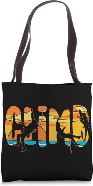 Climb Bouldering Rock Climbing Boulder Climber Mountains Tote Bag