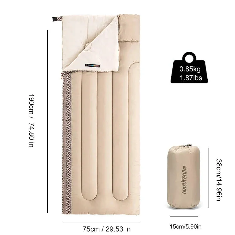 Comfortable Cotton Sleeping Bag for Spring Summer and Fall